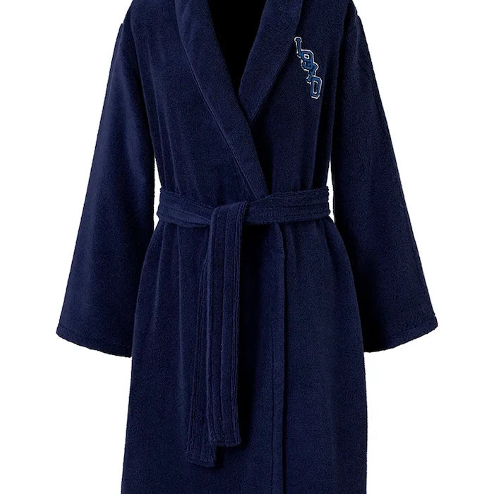 Памучен халат Kenzo KVTIGER Marine L