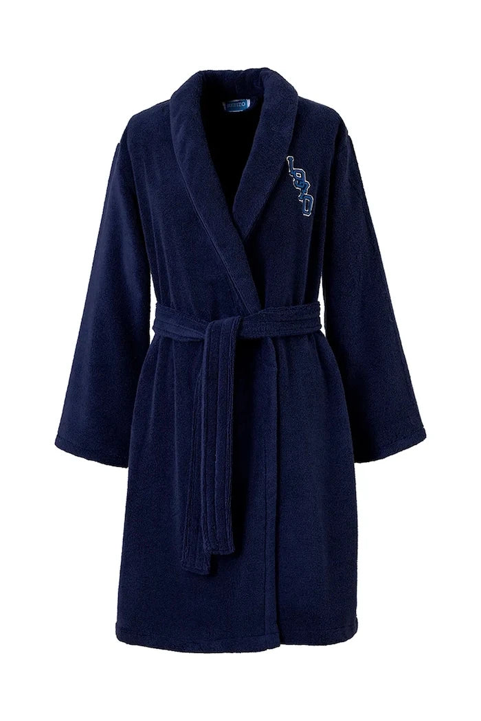 Kenzo KVTIGER Marine L Pamuklu Bornoz