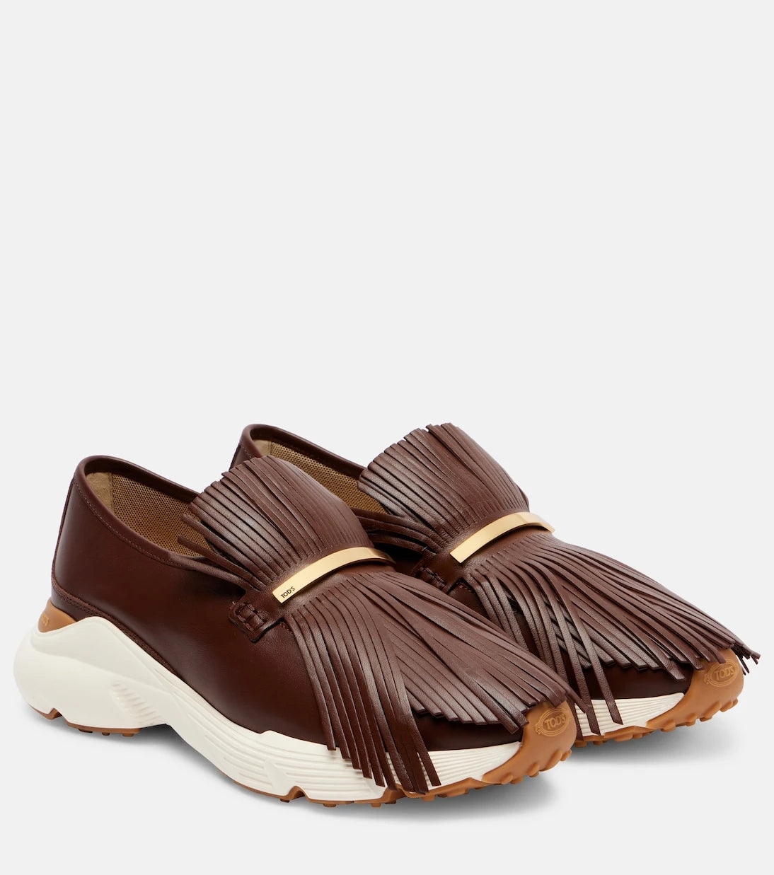 Tod's - Püsküllü deri spor ayakkabı