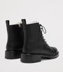Malone Souliers Black Leather-Shearling Miller Ankle Boots