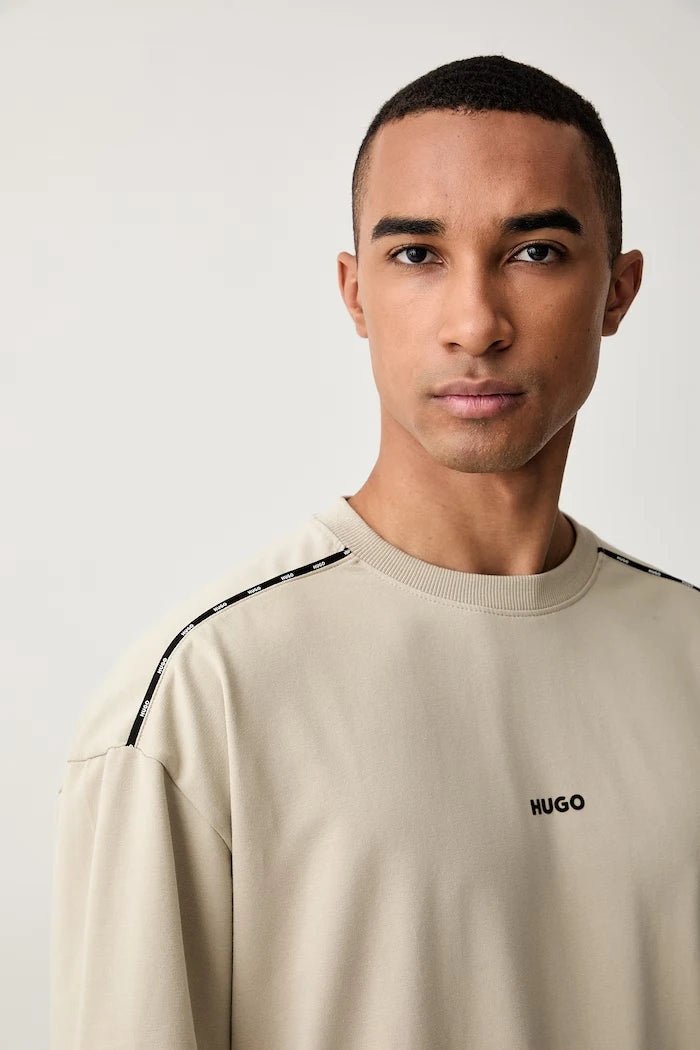 HUGO geniş kesim erkek pamuklu NOAH T-SHIRT