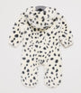 MORI Faux-Fur Dalmatian Print All-in-One (0-24 Months)