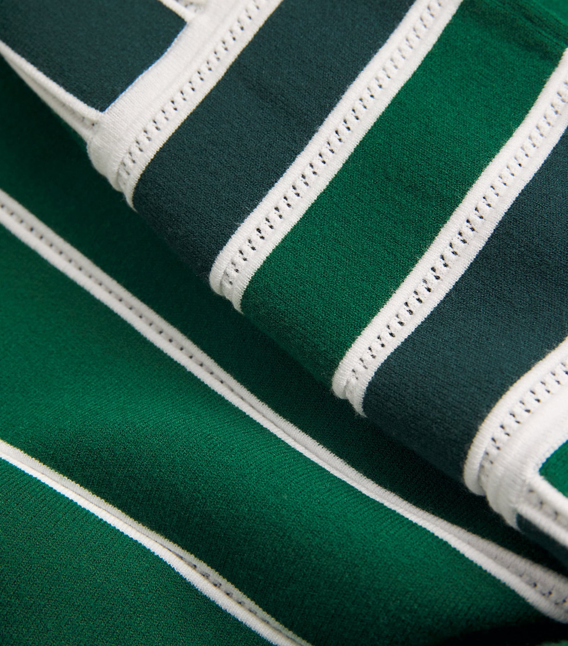 Green Stripe Tallone Knitted Midi Dress