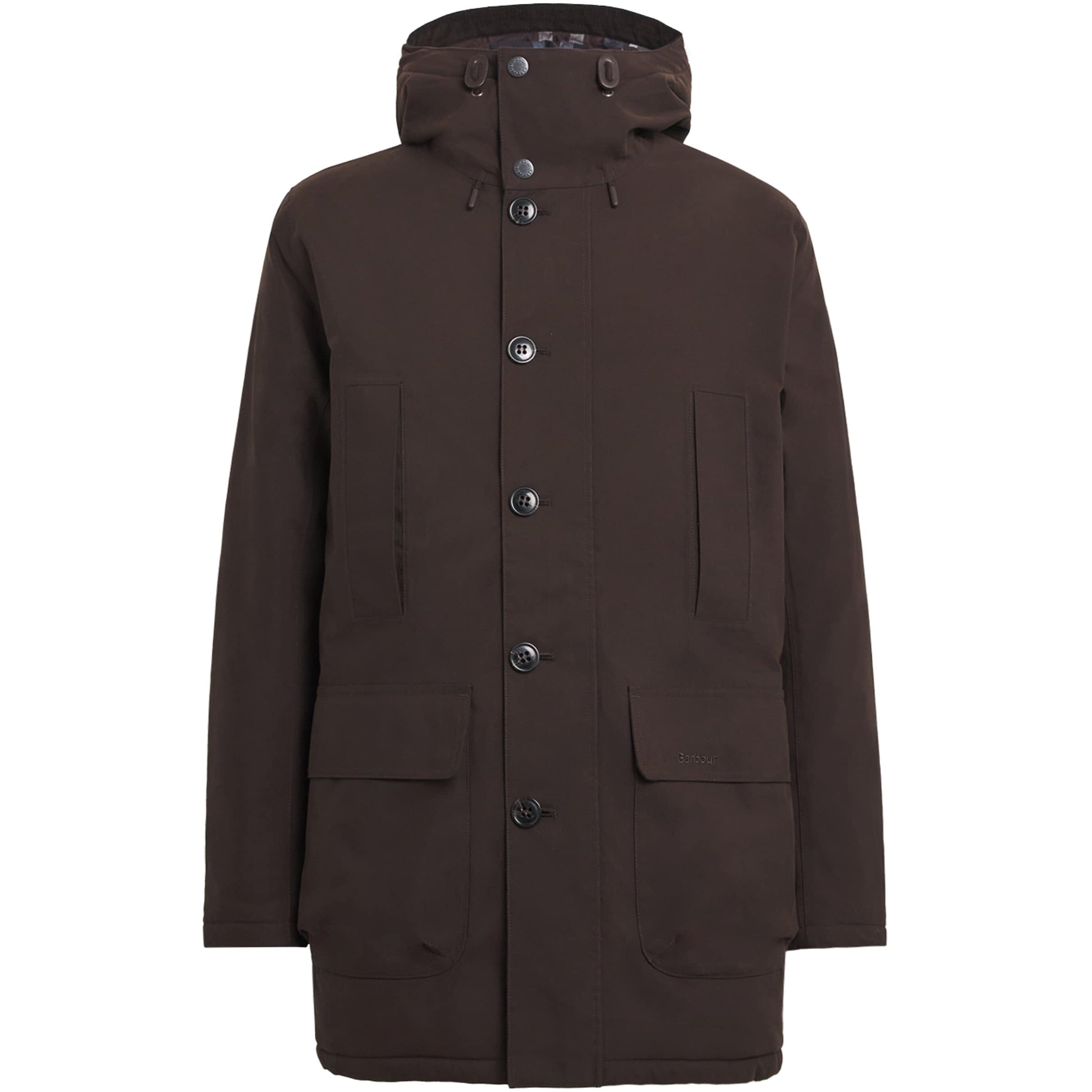 Barbour Black Winter Beaufort Waterproof Parka Coat