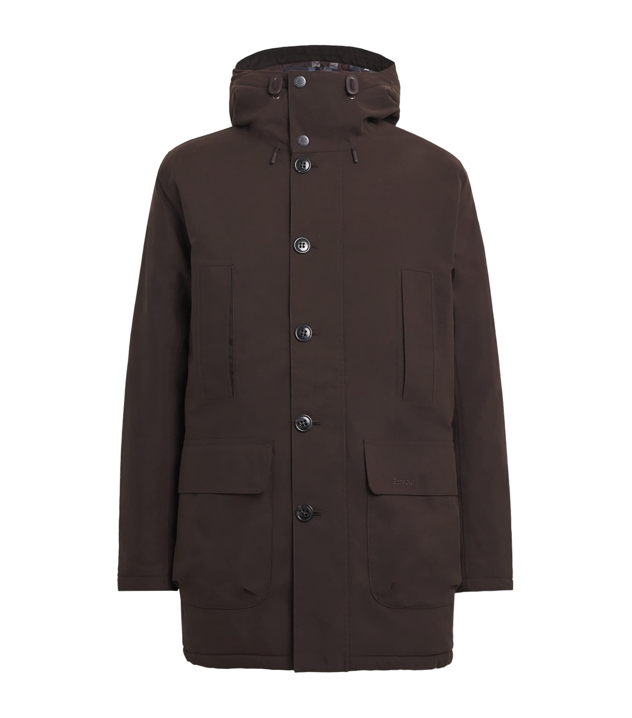 Barbour Black Winter Beaufort Waterproof Parka Coat