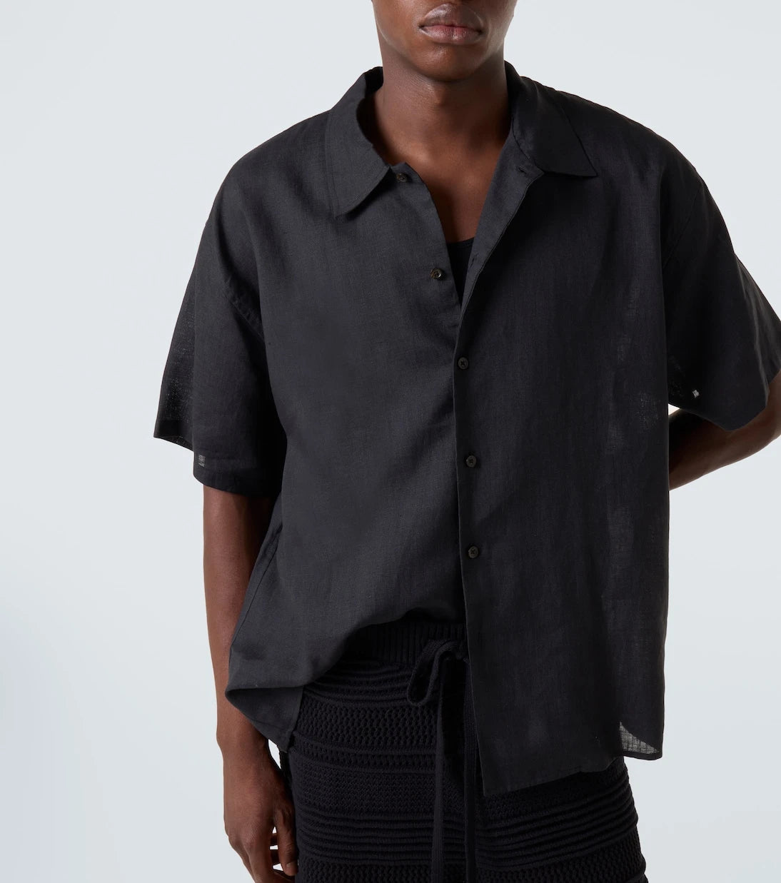 Commas - Oversized linen shirt
