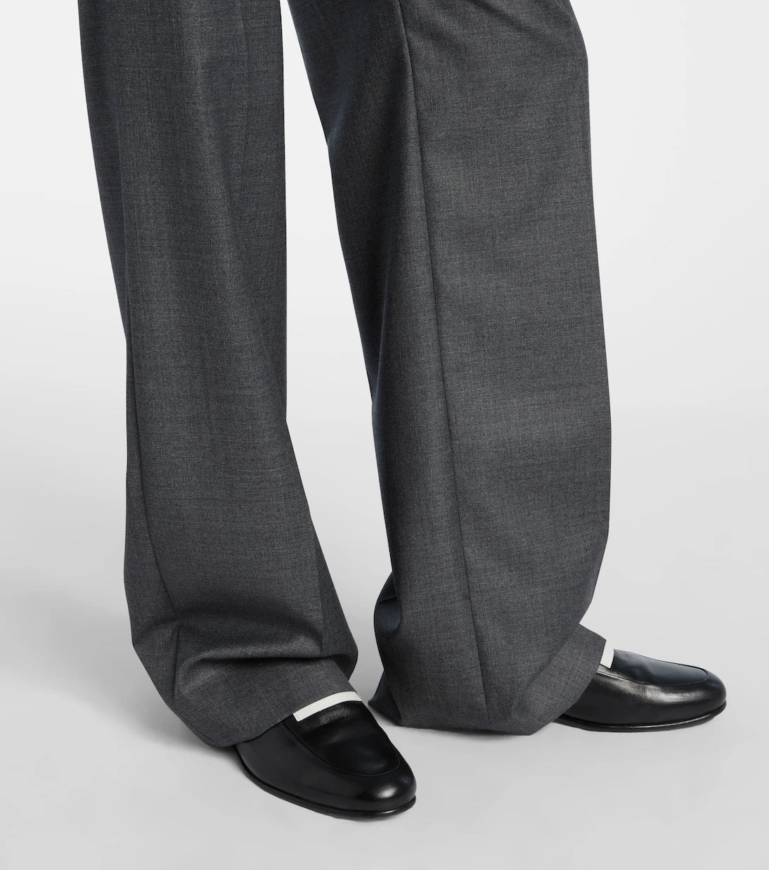 Givenchy - High-rise wool straight pants