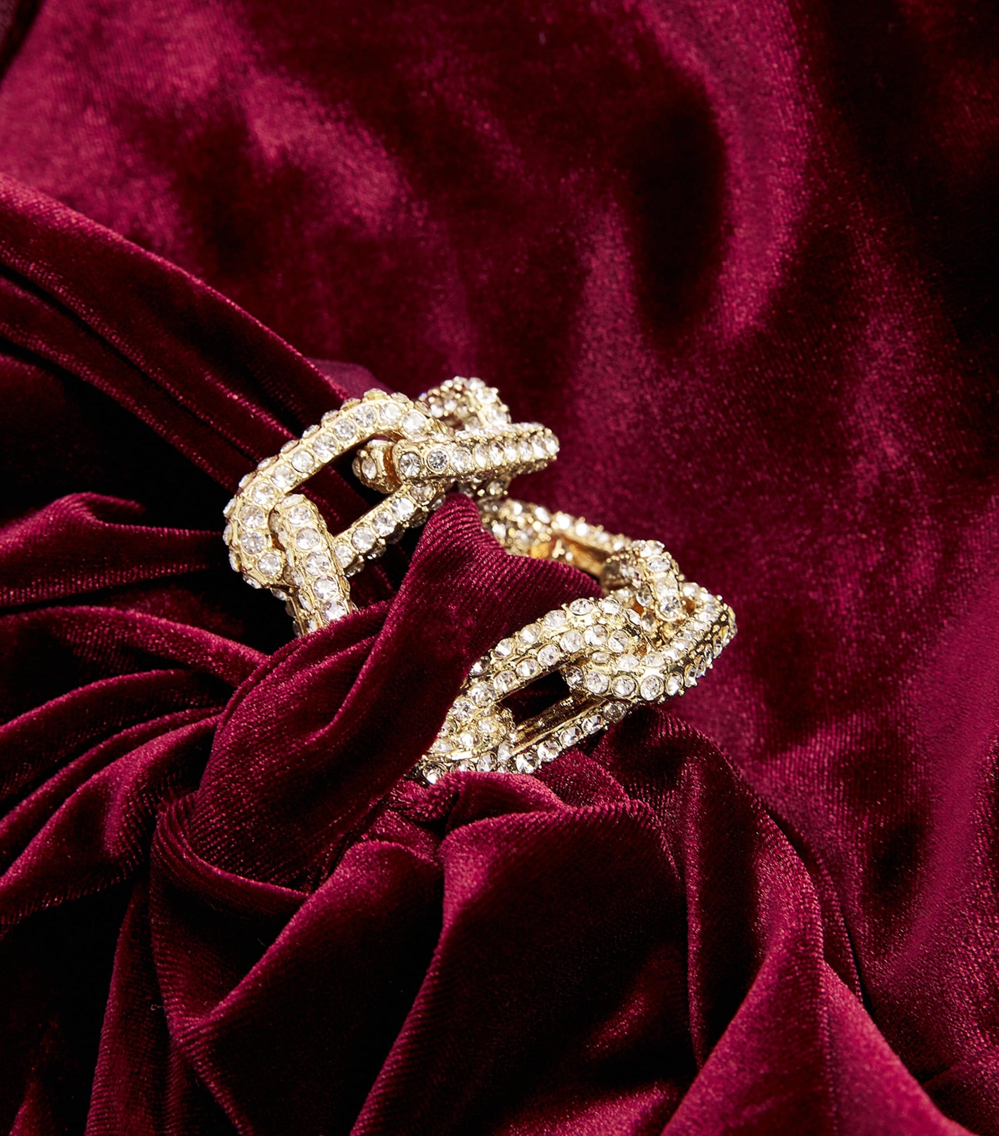 Self-Portrait Burgundy Velvet Strapless Maxi Dress