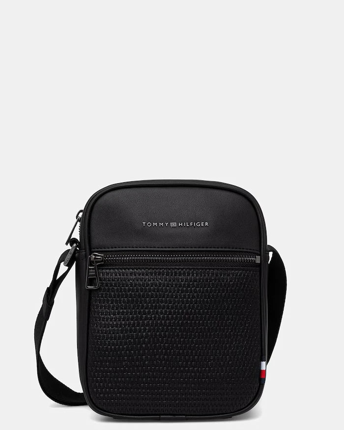 Tommy Hilfiger men's faux leather shoulder bag