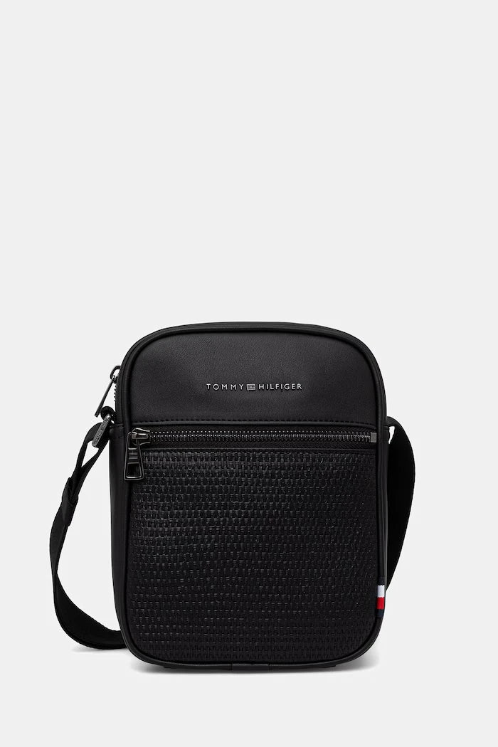 Tommy Hilfiger men's faux leather shoulder bag