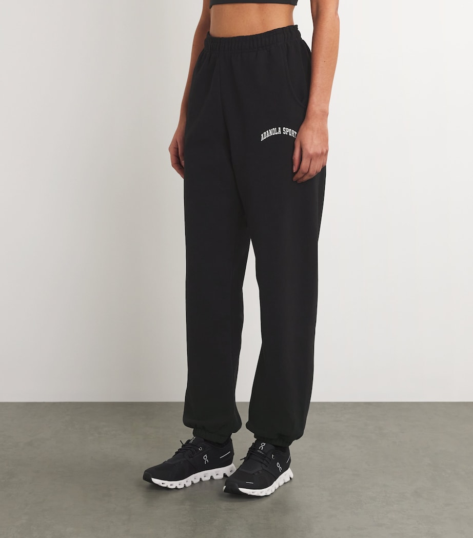 Adanola Black Organic Cotton AS Sweatpants