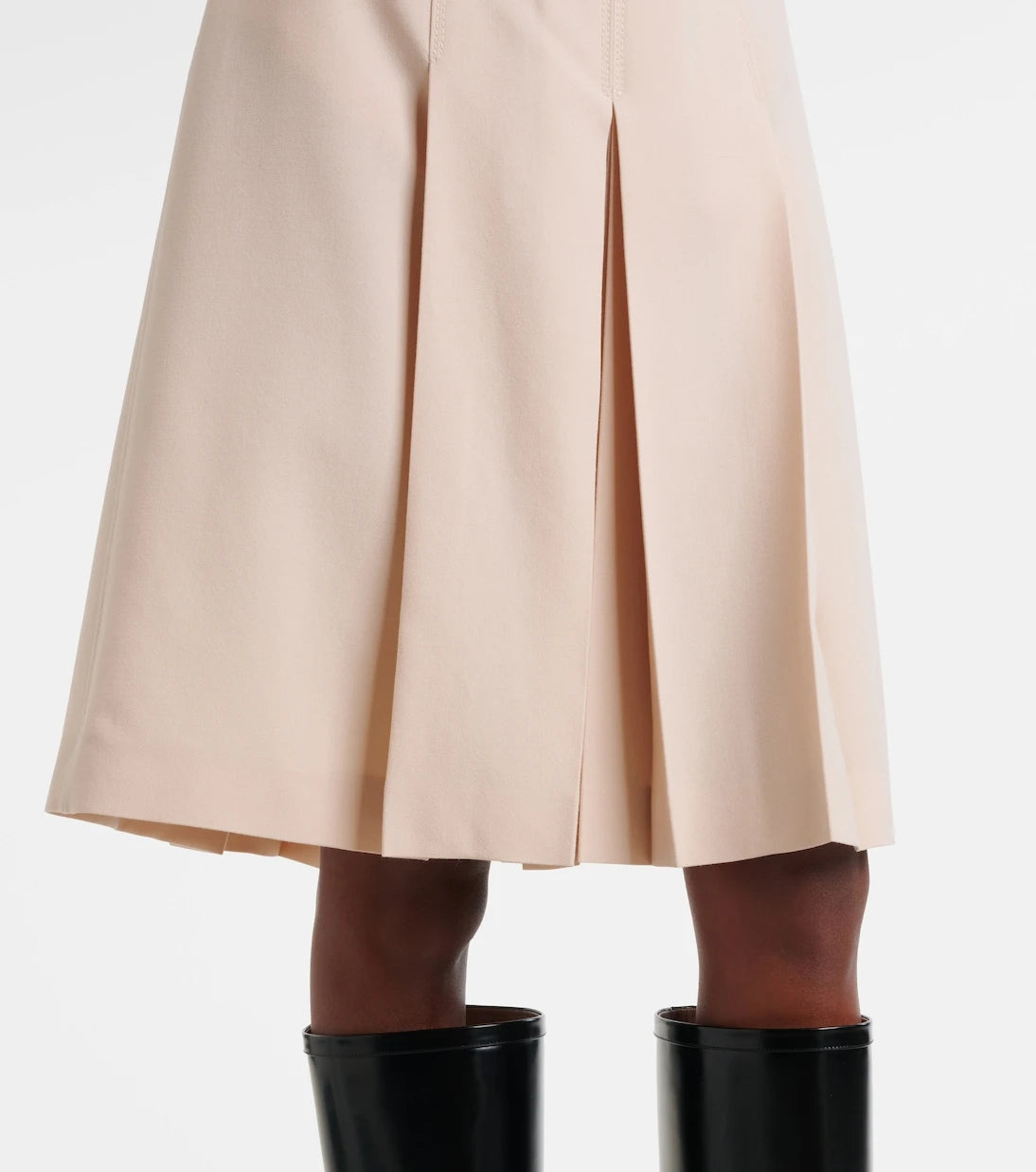 Valentino - Virgin wool midi skirt