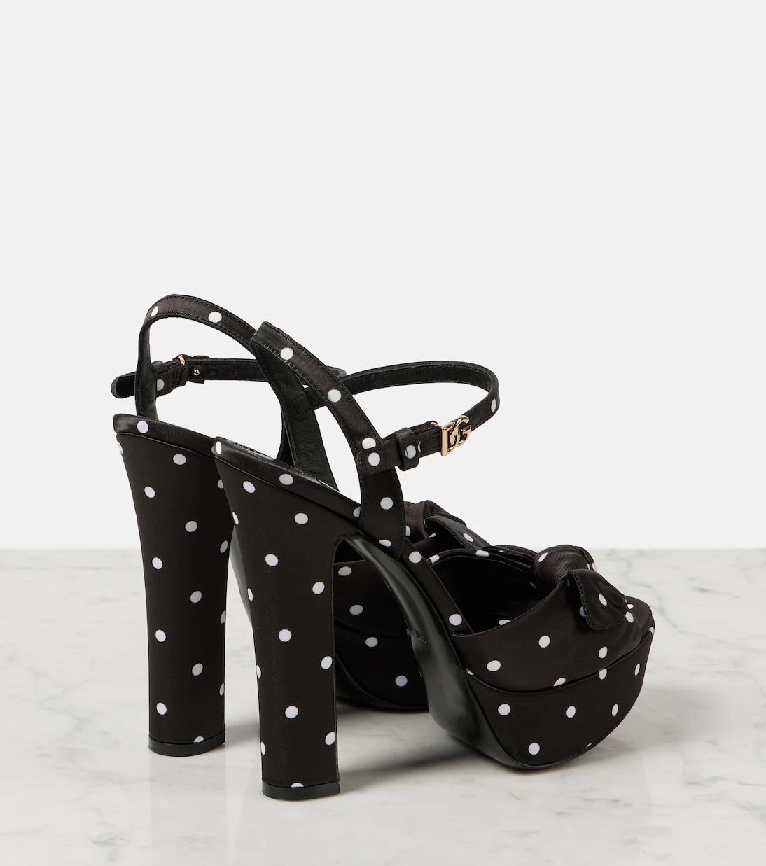 Dolce&Gabbana - Satin platform sandals