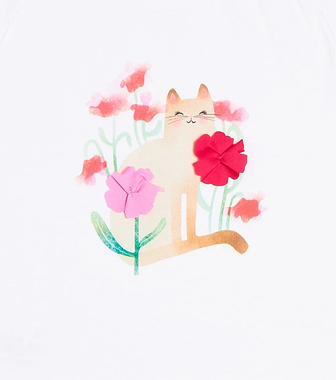 Il Gufo - Floral cotton jersey T-shirt