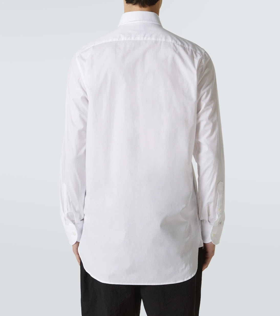 Junya Watanabe - x Guy Rover striped cotton shirt