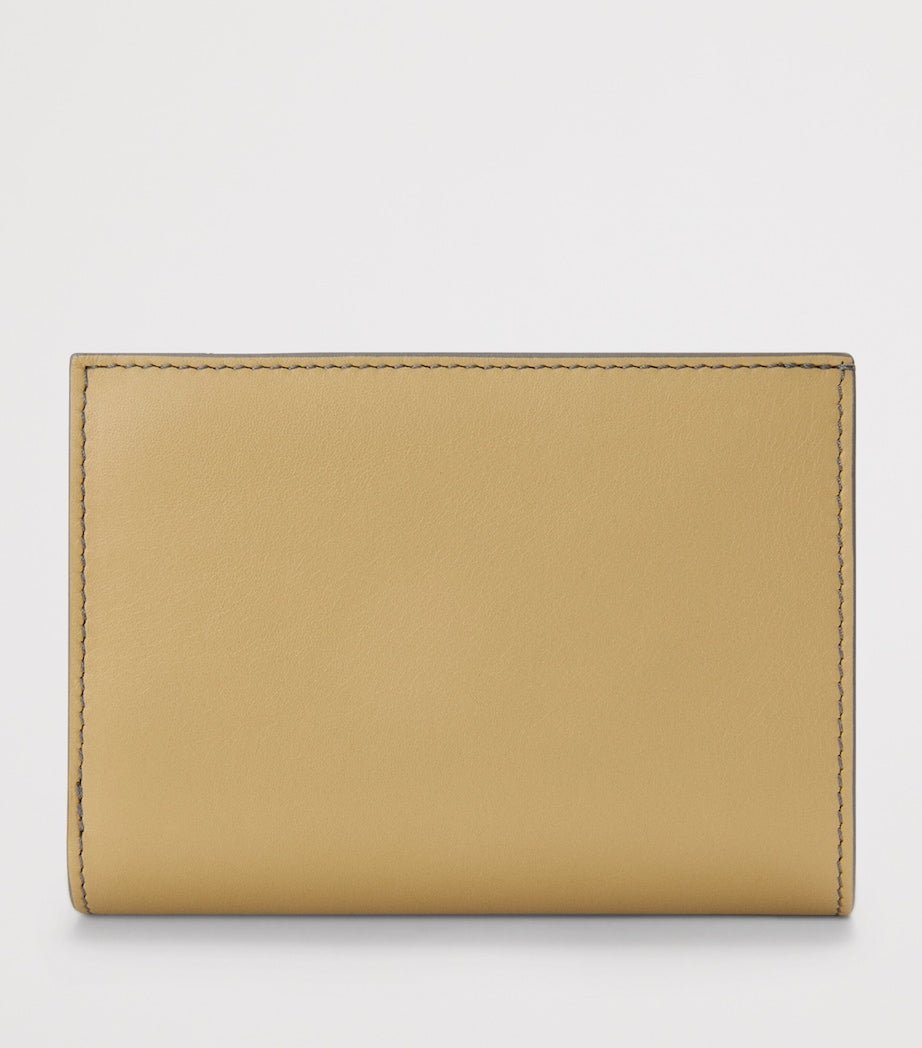 Grey Leather Landscape Wallet