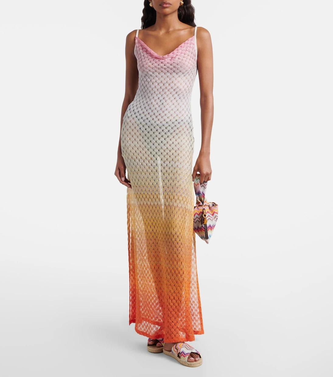 Missoni - Zigzag Small jacquard top-handle bag