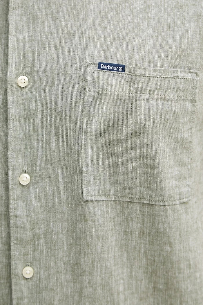 Barbour риза мъжка с лен Shirt Dept - Summer
