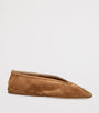 Le Monde Beryl Brown Suede Luna Ballet Flats