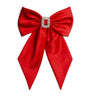 EMILY-LONDON Red Silk Luna Hair Clip