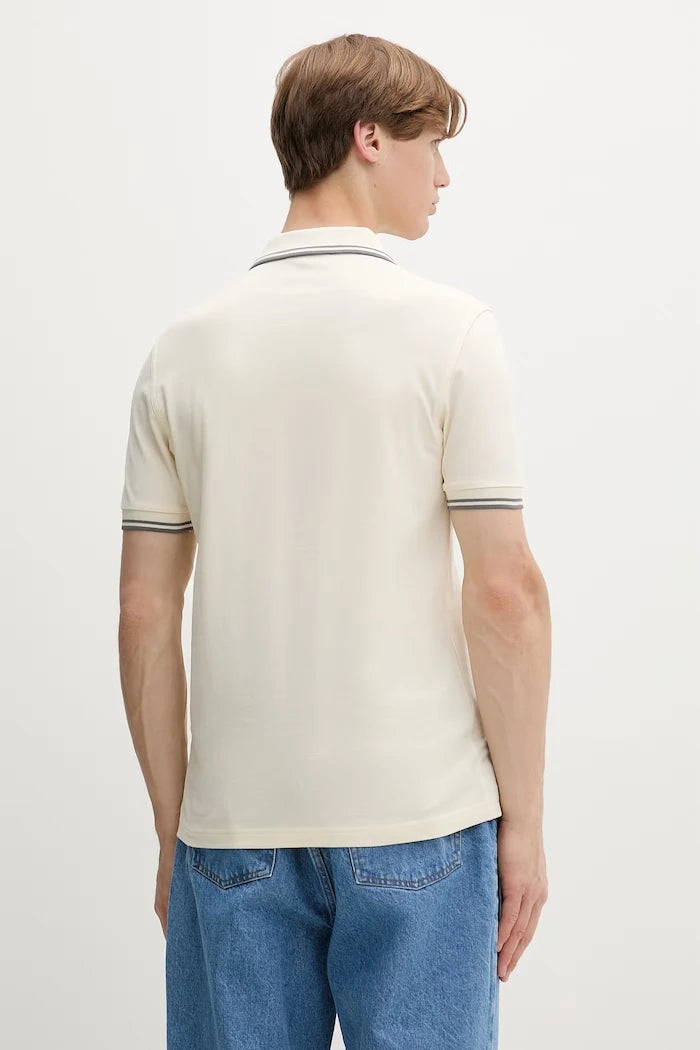 Fred Perry тениска с яка мъжка от памук