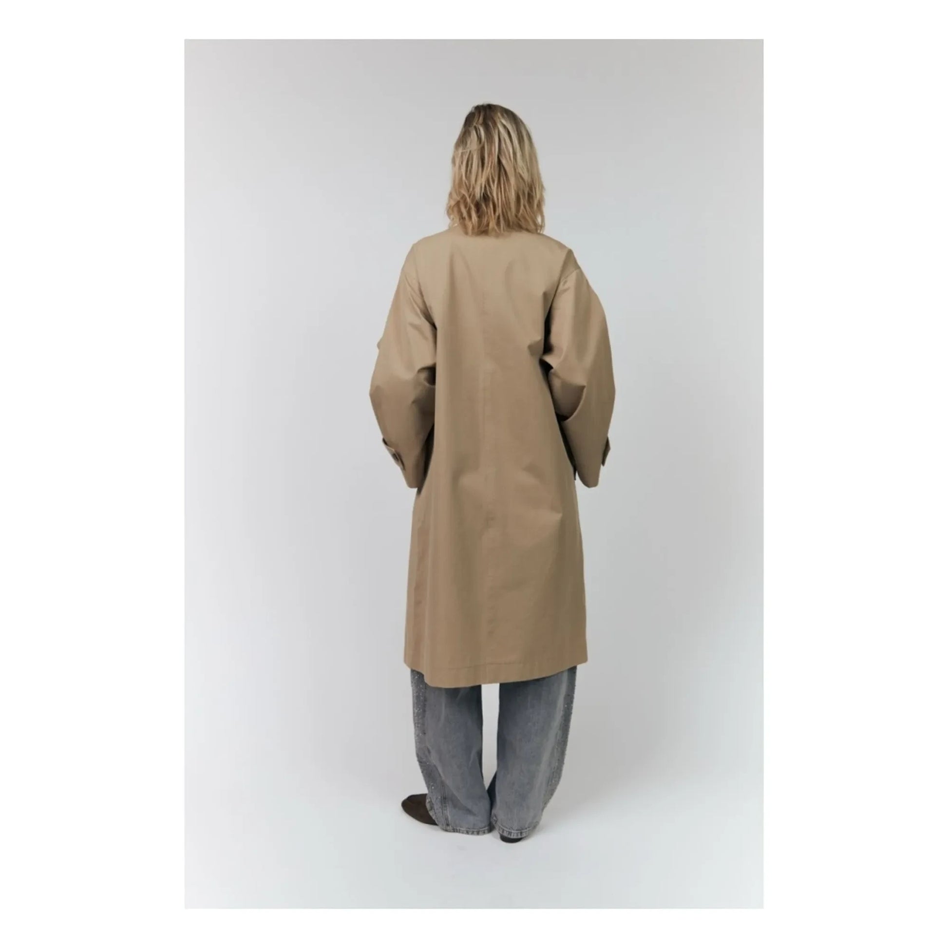 Lollys Laundry - Trench Russi Cotton | Beige