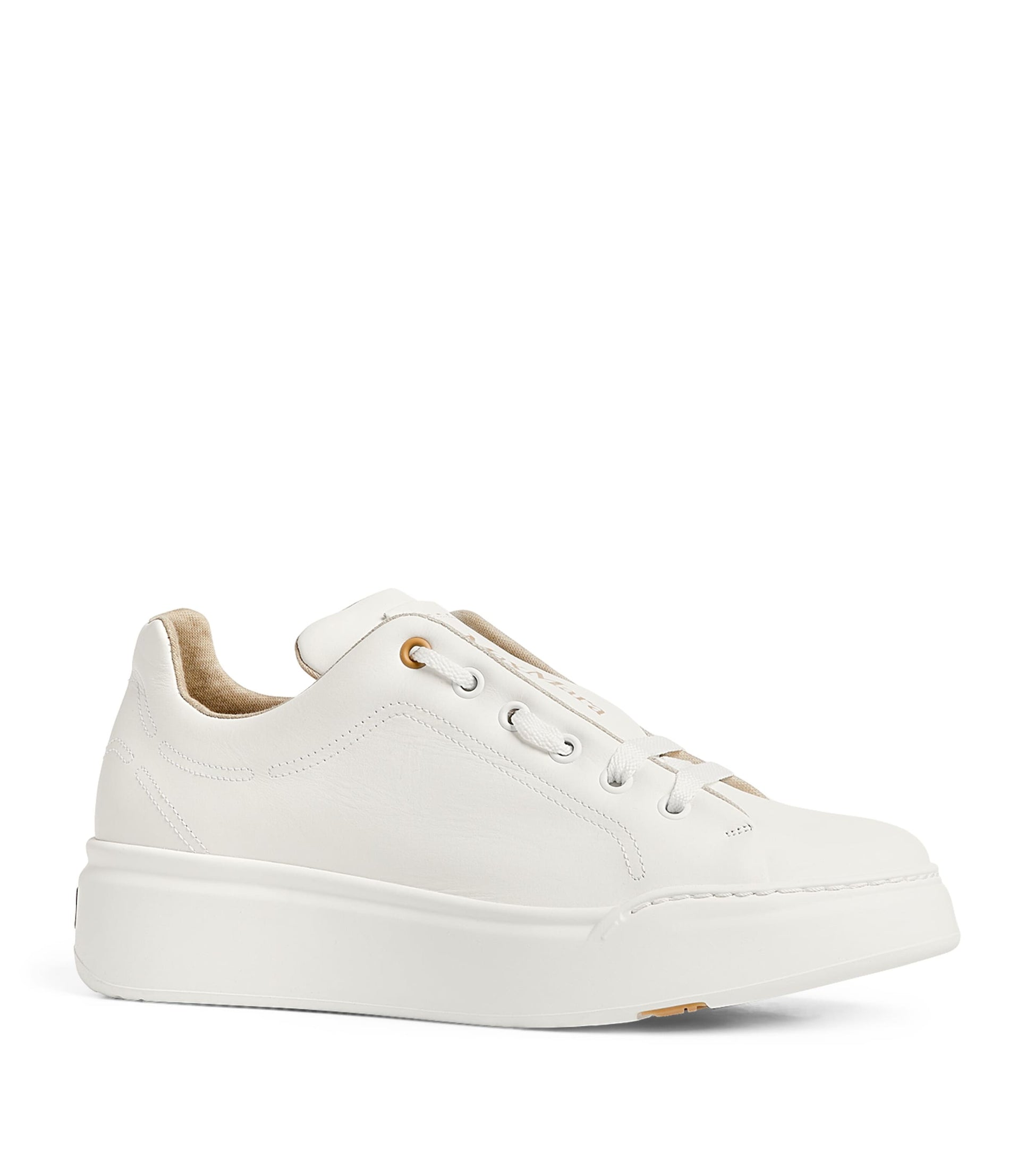 Max Mara White Leather Sneakers