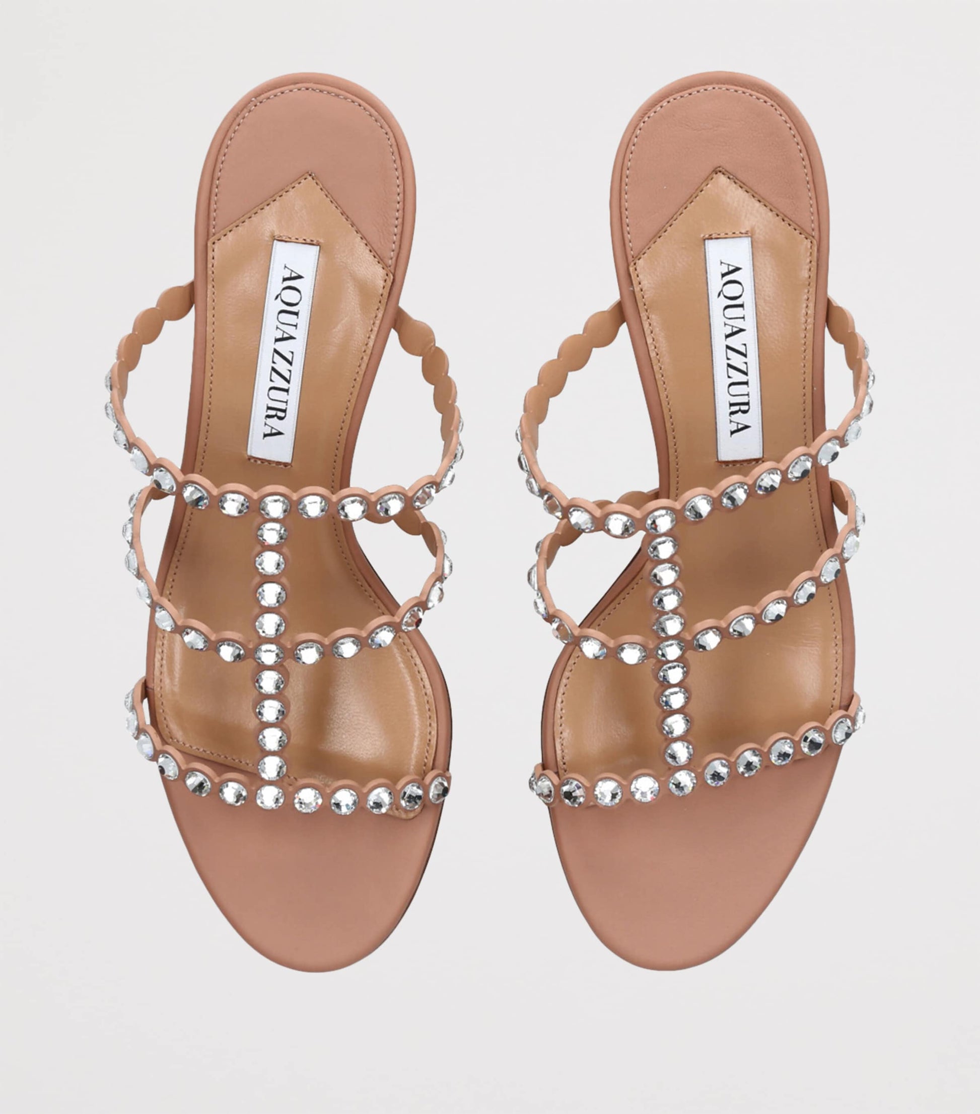 Pink Leather Embellished Tequila Sandals 50