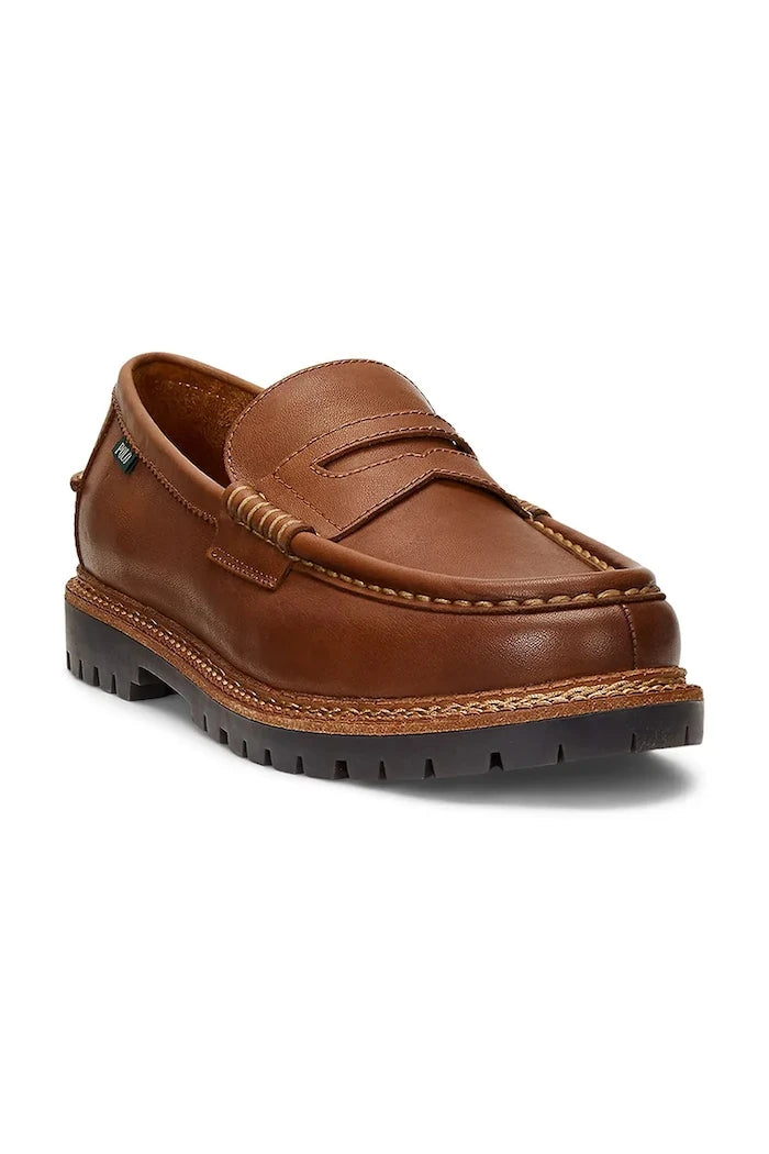 Кожени мокасини Polo Ralph Lauren Jett Penny