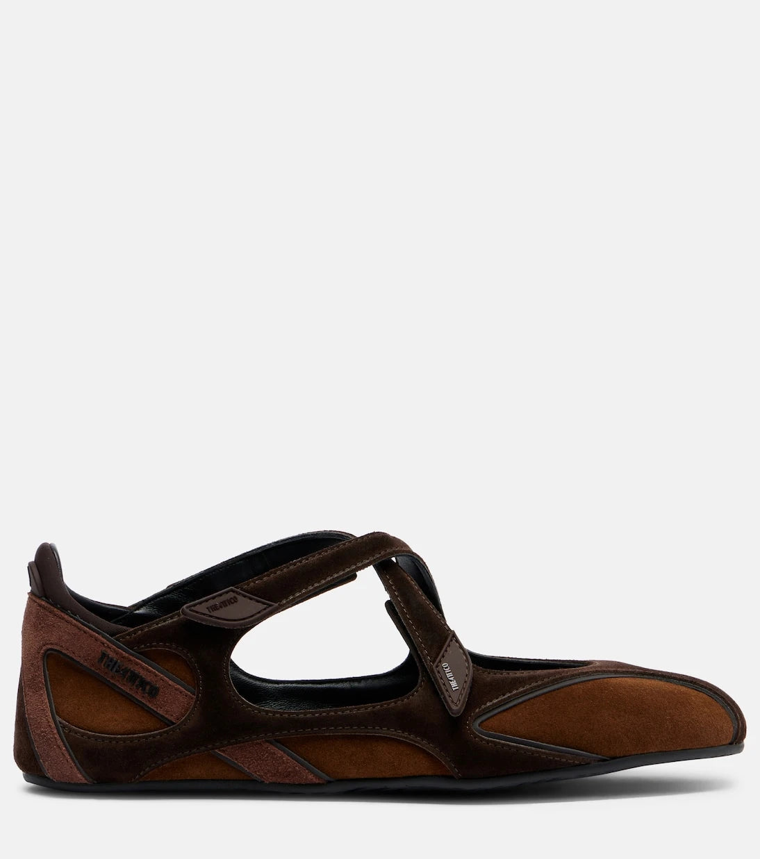 The Attico - Floor 01 suede ballet flats