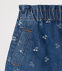 Bonpoint Cherry Jacquard Jensua Denim Skirt (4-8 Years)
