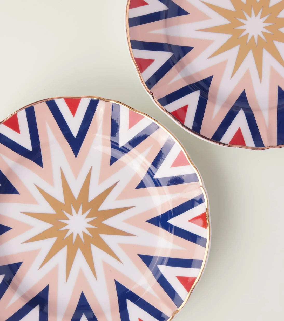 Bitossi - Folgore set of 4 dessert plates