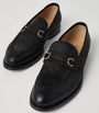 Brunello Cucinelli Suede Ring-Detail Loafers