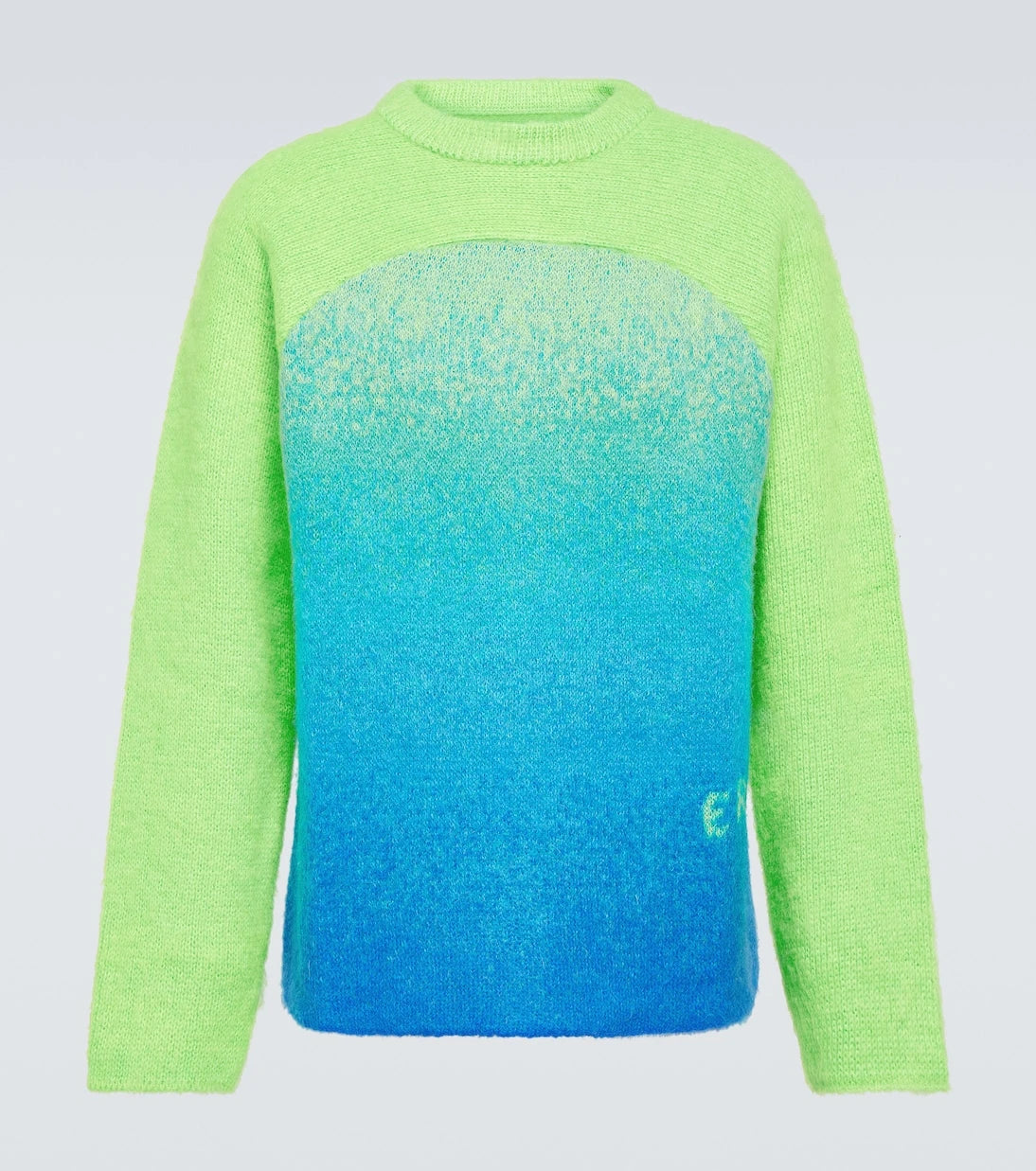 ERL - Rainbow knitted mohair-blend sweater