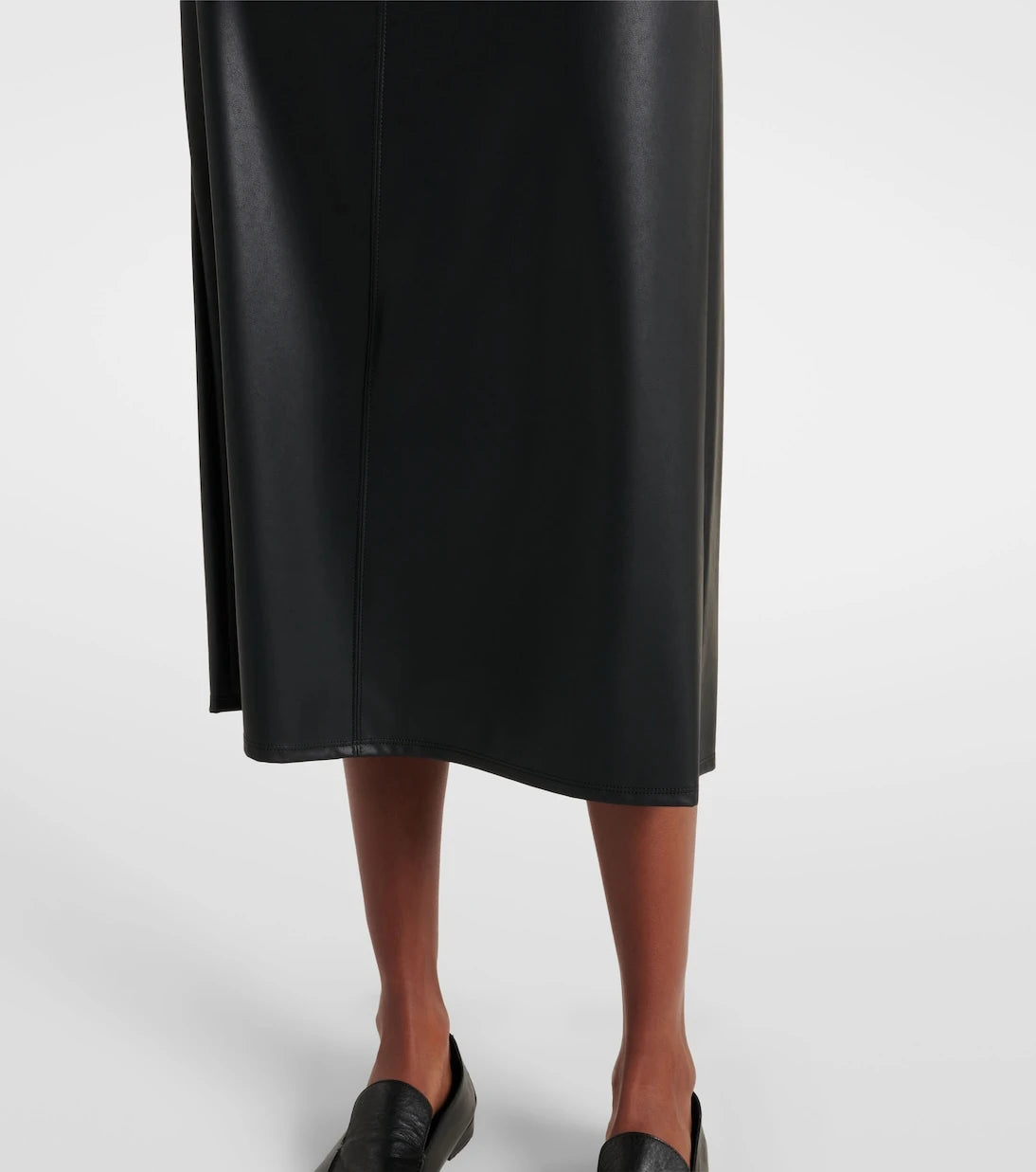 Max Mara - Leisure Scilli coated jersey midi skirt