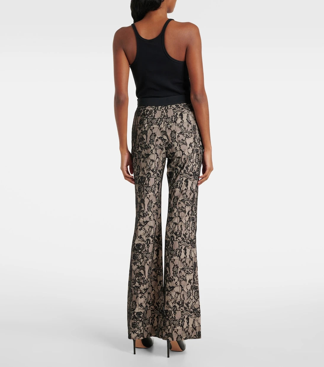 Joseph - Tokyo patchwork lace flared pants