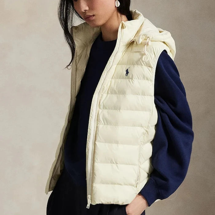 Polo Ralph Lauren kapüşonlu kadın yeleği