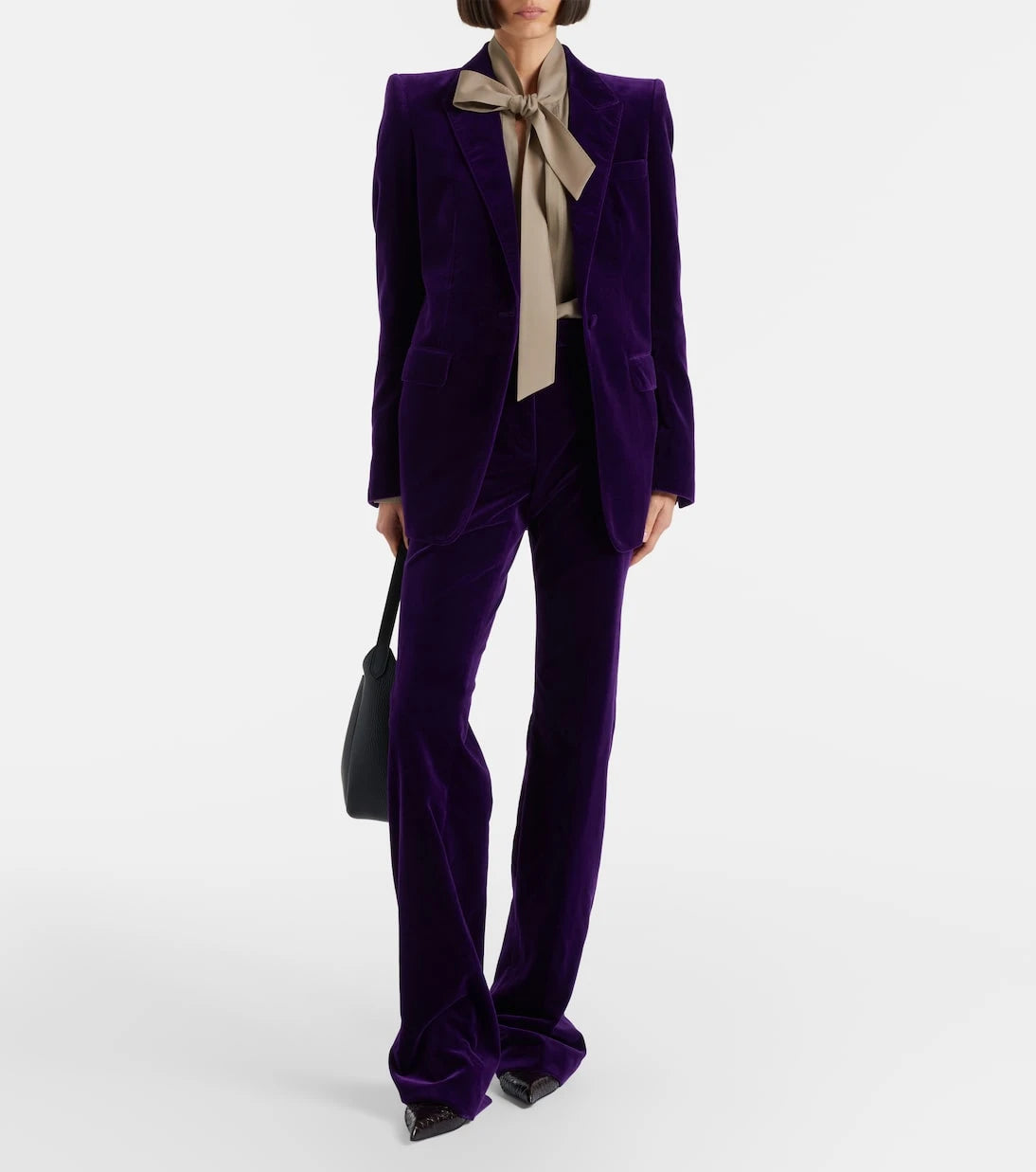 Tom Ford - Tie-neck silk georgette blouse