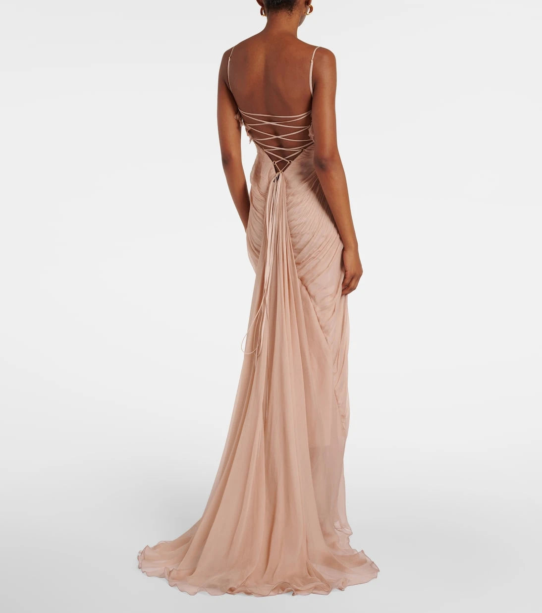 Maria Lucia Hohan - Victoria gathered silk gown