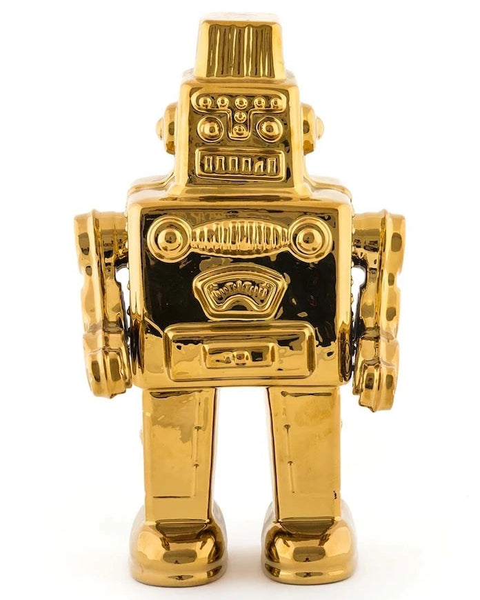 Seletti Memorabilia Gold My Robot Dekorasyon