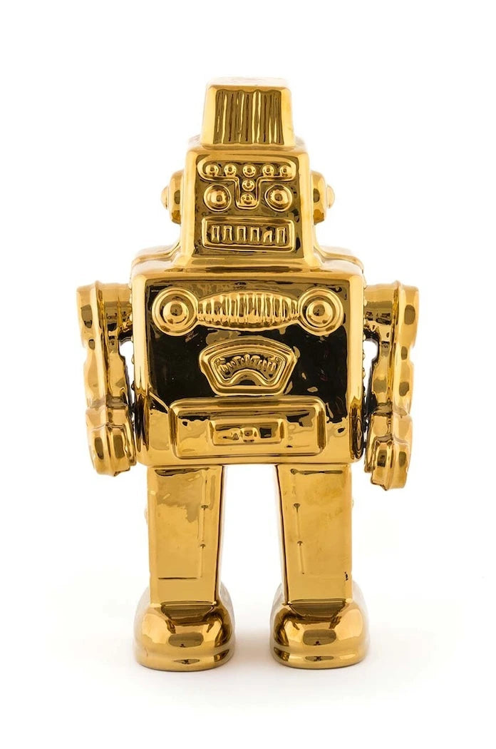 Seletti Memorabilia Gold My Robot Dekorasyon