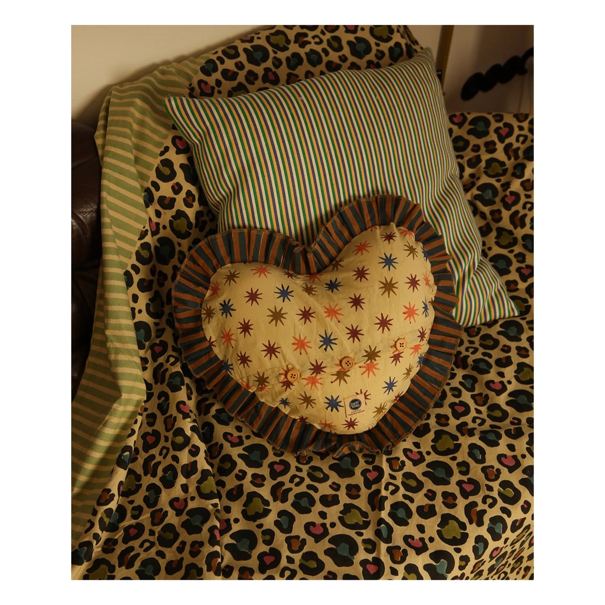 Doing Goods - Disco Leopard Tablecloth | Multicoloured