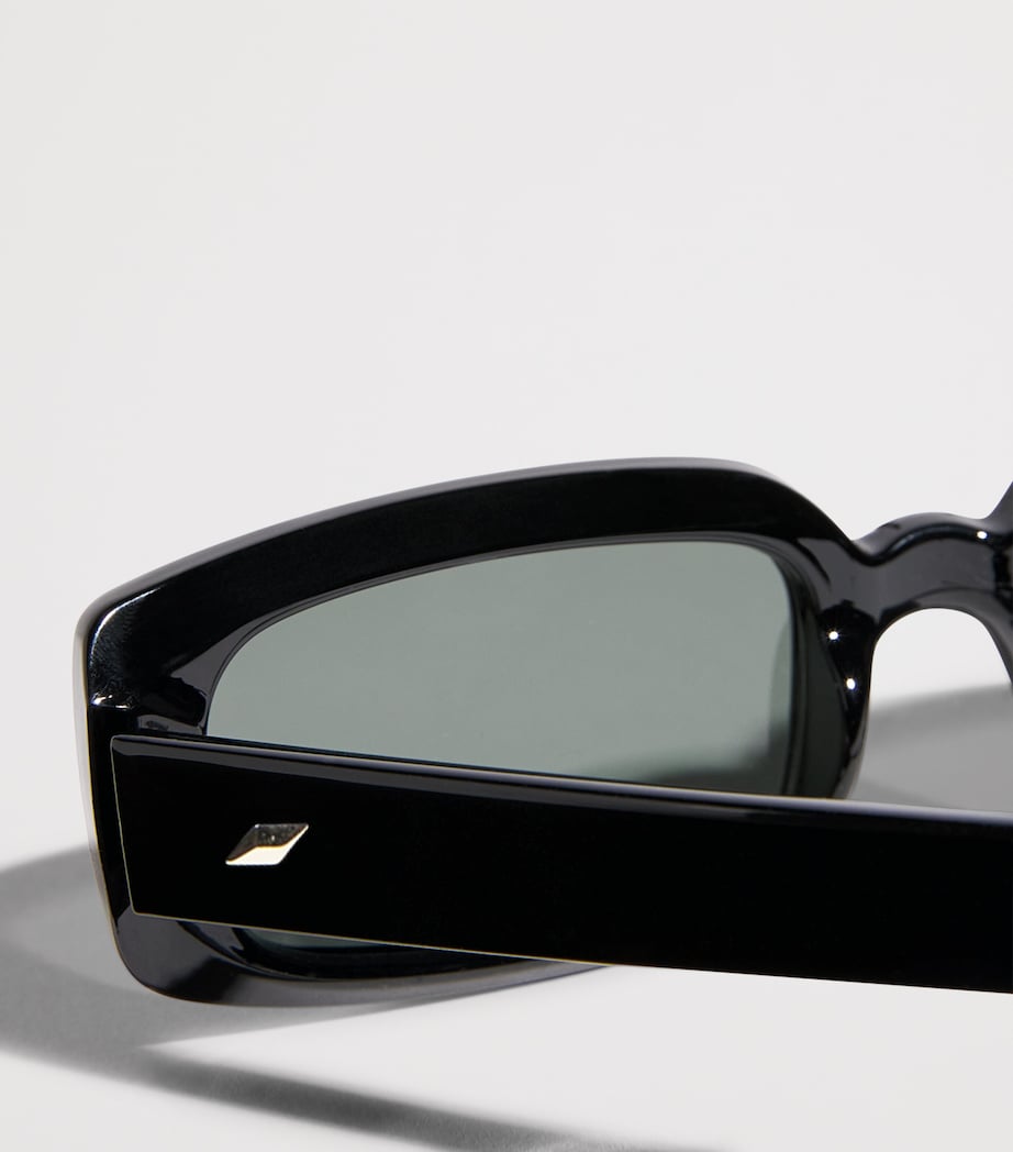 Black Rectangular Dynamite Sunglasses