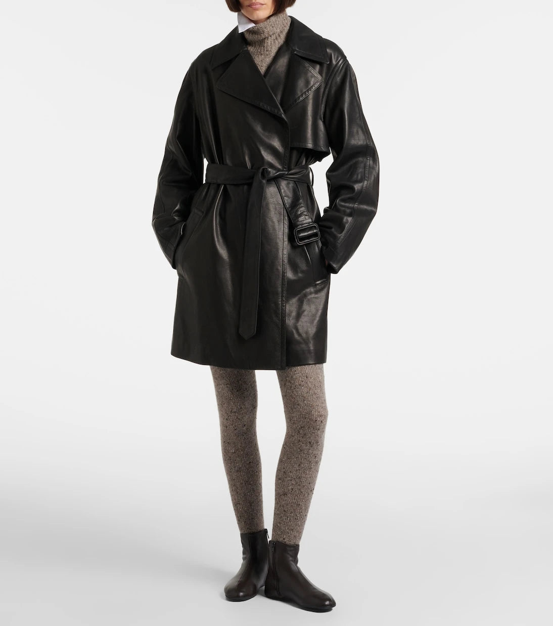 The Row - Siempra leather coat