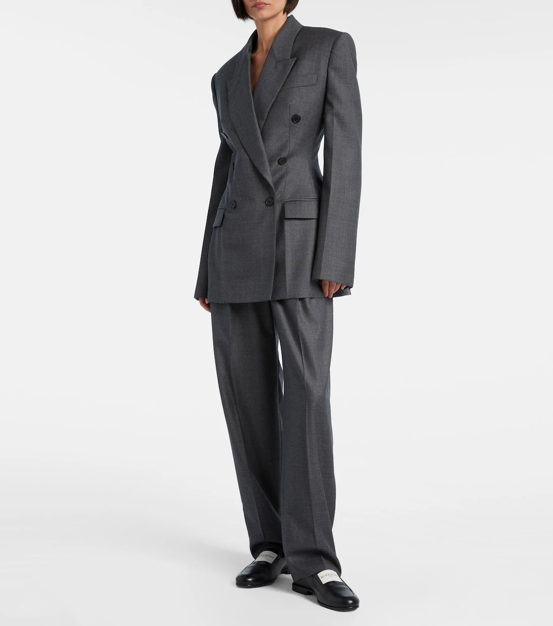 Givenchy - Double-breasted wool blazer
