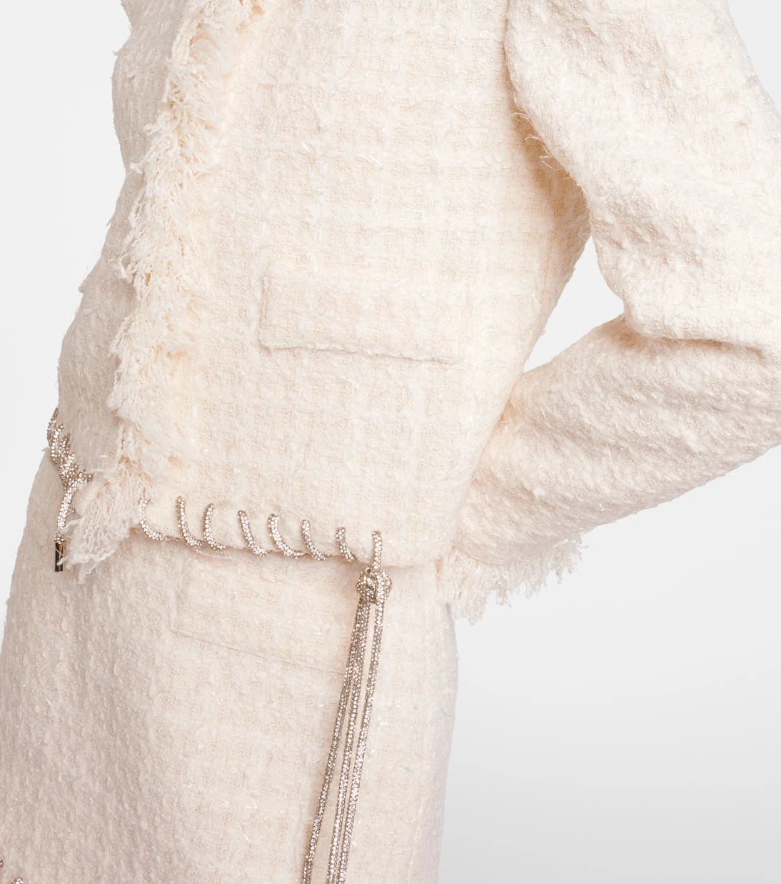 Area - Embellished tweed jacket