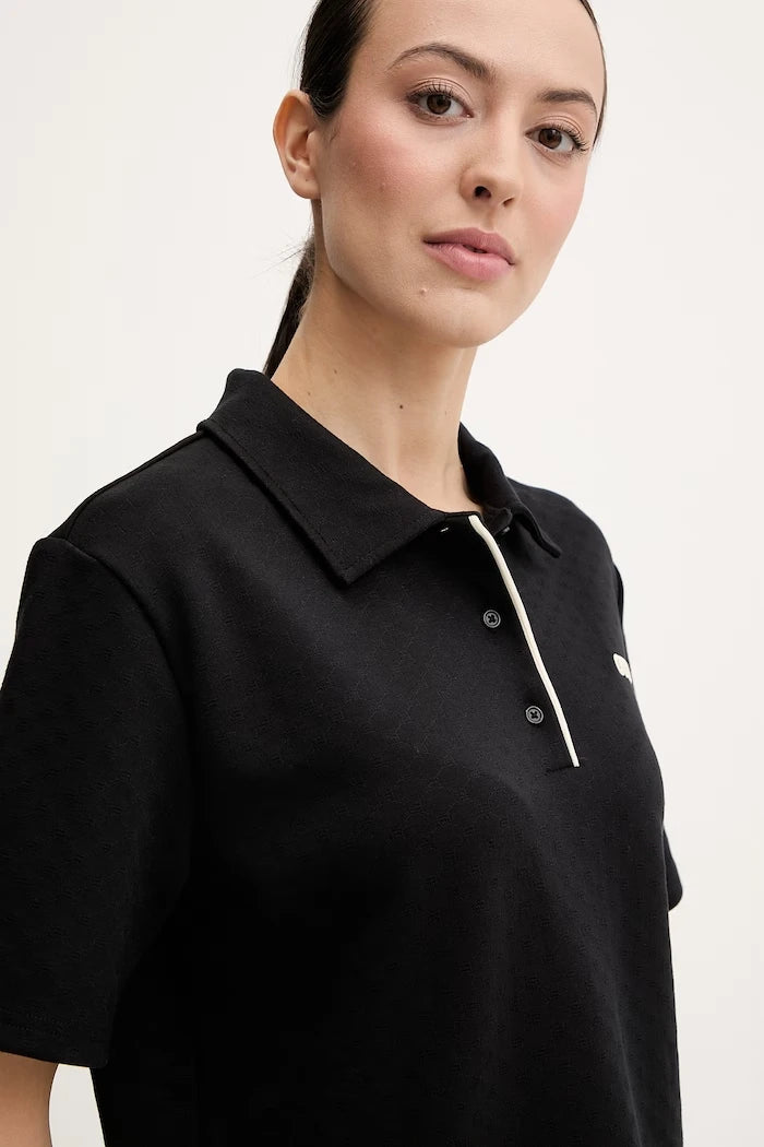 Тениска с яка Guess CLARA