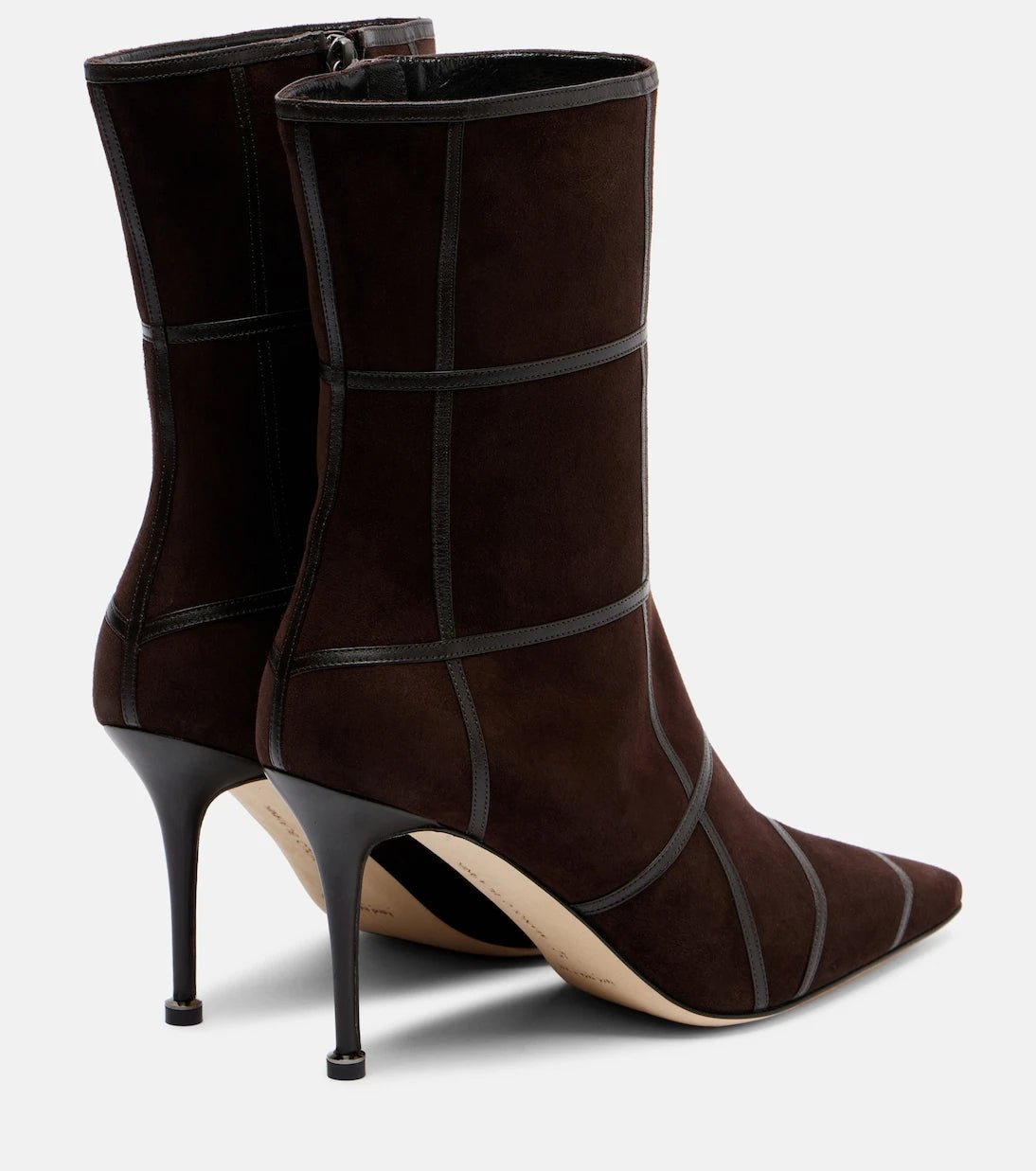 Manolo Blahnik - Trulona 90 suede ankle boots