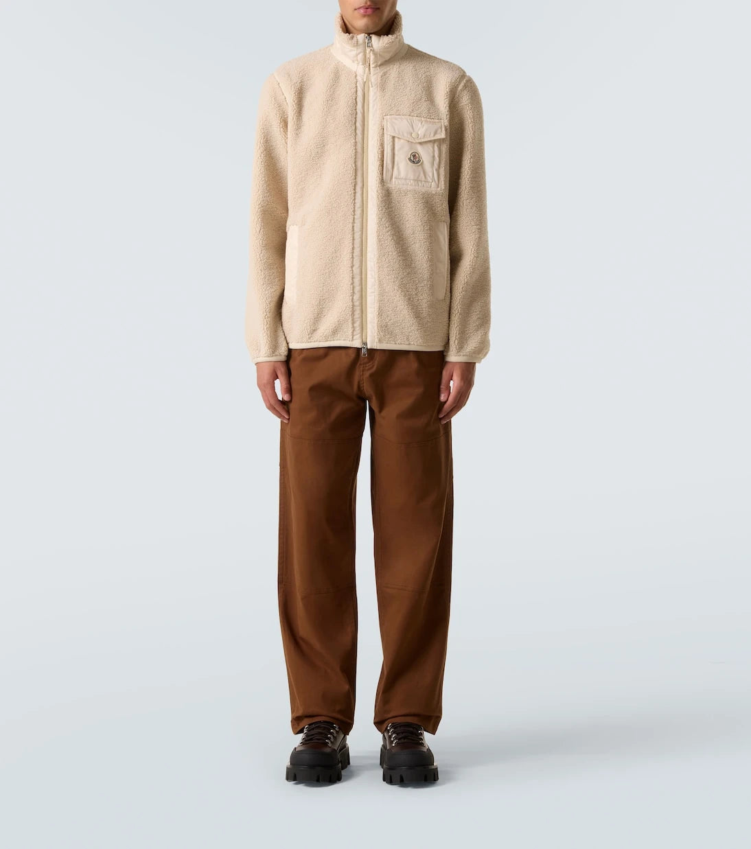 Moncler - Fleece zip-up cardigan