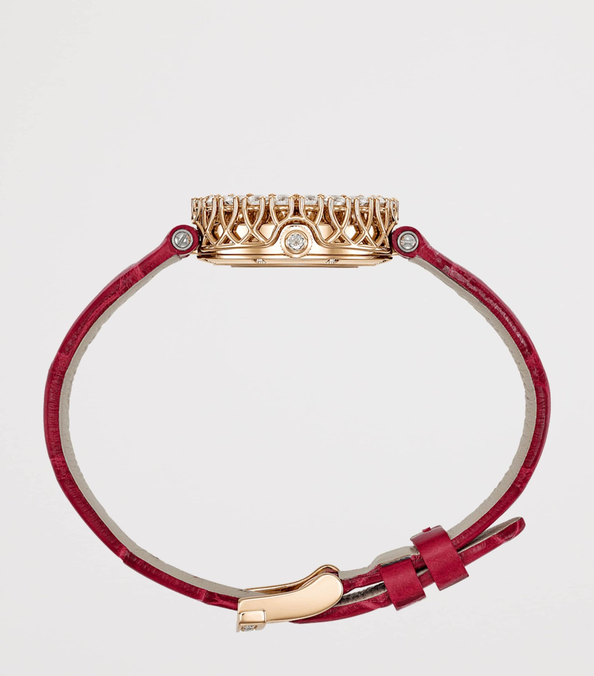 Rose Gold, Diamond and Carnelian L'Heure du Diamant Watch 26mm